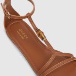Gucci Women’s sandal with bamboo detail - Image 5